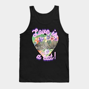 Love is a Cat Tank Top